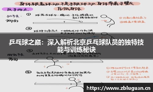 乒乓球之巅：深入解析北京乒乓球队员的独特技能与训练秘诀